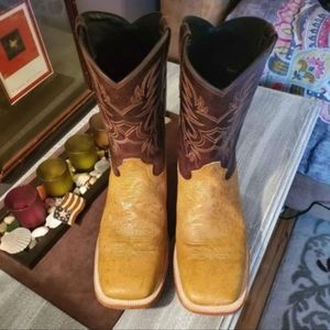 Barely Worn Men's 13W Leather  Cowboy Boots